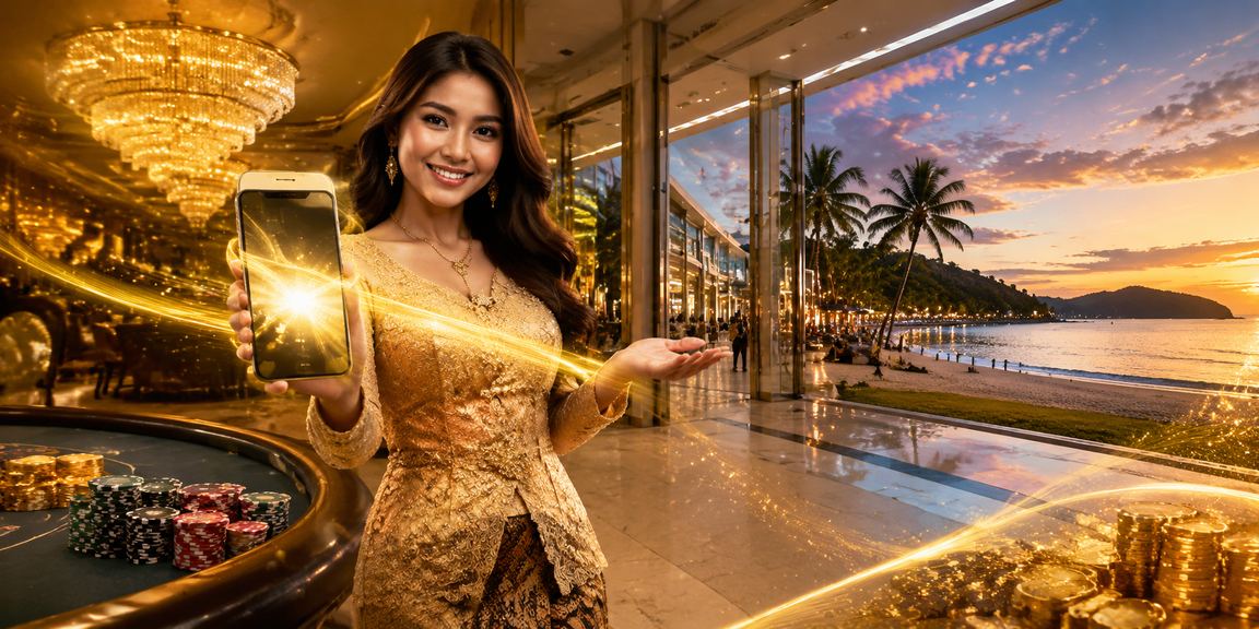 Suasana permainan kasino gaya tempatan di Langkawi dengan bonus cashback menarik